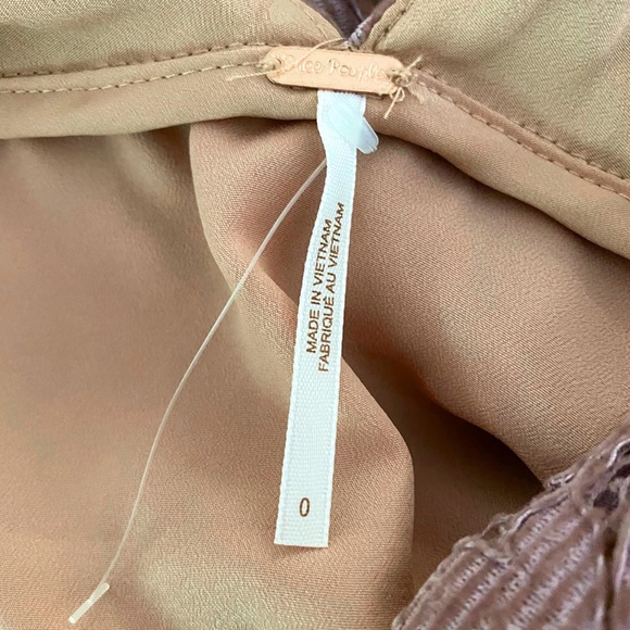 NEW Free People Dangerous Love Mini Dress Wisteria 0 - Picture 8 of 11